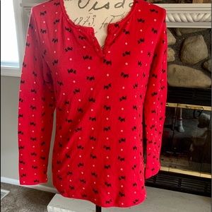 Scotty dog pajamas size small